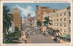 Flagler Street looking West Postcard