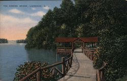 The Kissing Bridge Lakewood, NJ Postcard Postcard Postcard