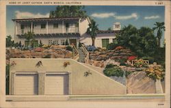 Home of Janet Gaynor Santa Monica, CA Postcard Postcard Postcard