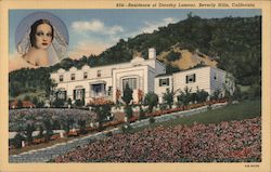 Residence of Dorothy Lamour Postcard