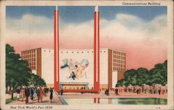 Communications Building - New York World's Fair 1939 Postcard