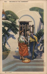 The Dance of the "Somebrero" Postcard