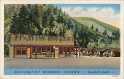 Nordquist Modern Cabins Wallace, ID Postcard Postcard Postcard