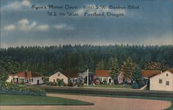 Ryan's Motor Court Portland, OR Postcard Postcard Postcard