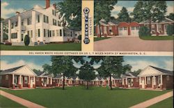 Del Haven White House Cottages Postcard