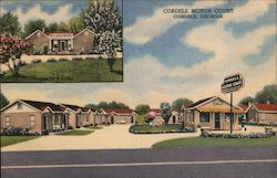 Cordele Motor Court Georgia Postcard Postcard Postcard