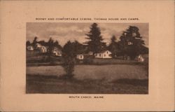 Roomy and Comfortable Cabins, Thomas House and Camps Postcard