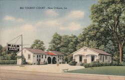 Bee Tourist Court Postcard