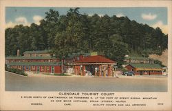 Glendale Tourist Court Chattanooga, TN Postcard Postcard Postcard