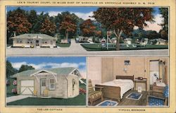 Lee's Tourist Court, 13 Miles East of Nashville on Knoxvill Highway Postcard
