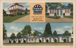 Farm Cabins Postcard