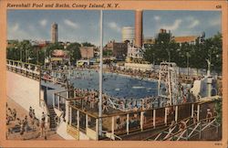 Ravenhall Pool and Baths Postcard