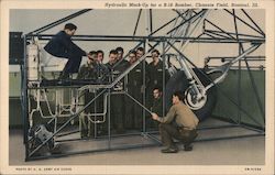 Hydraulic Mock Up for a B-18 Bomber, Chanute Field Postcard