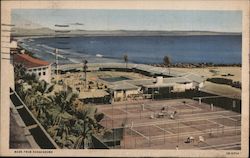 The Beach and Tennis Club, Hotel Del Coronado Postcard