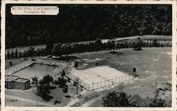 Municipal Playground Covington, VA Postcard Postcard Postcard