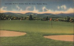 Golf Links, Norway Country Club, 9th Green Postcard