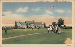 Keller Golf Course and Club House Postcard