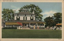 Golf Club Postcard