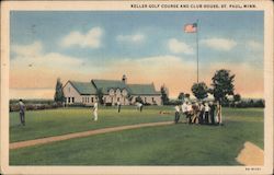 Keller Golf Course and Club House Postcard