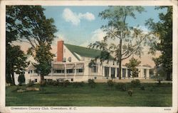 Greensboro Country Club Postcard