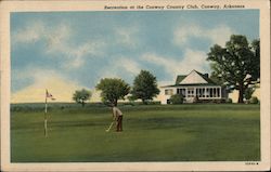 Recreation at the Conway Country Club Arkansas Postcard Postcard Postcard