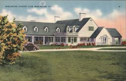 Burlington Country Club Postcard