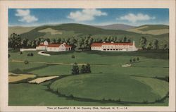 View of Beautirul IBM Country Club Endicott, NY Postcard Postcard Postcard