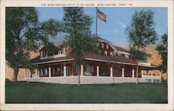 The Burlington Golf Club House Postcard