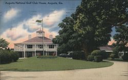 Augusta National Golf Club House Georgia Postcard Postcard Postcard