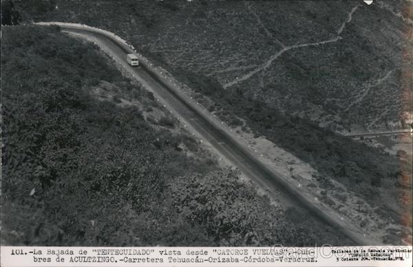 La Bajada de tentecuidado Vista Deade Gatorce Veultas Veracruz Mexico