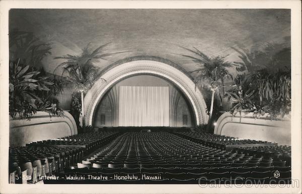 Interior - Waikiki Theatre Honolulu Hawaii