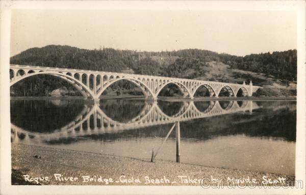 Rogue River Bridge Gold Beach Oregon