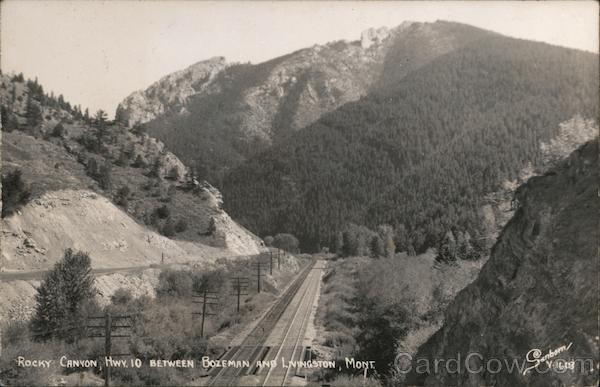 Rocky Canyon, Hwy. 10, Between Bozeman and Livingston, Mont. Montana