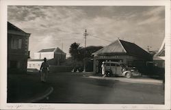 La Cosecha and Street Scene Postcard