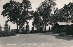 Entrance Maytag Park Postcard