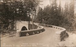 Eagle Creek Bridge, Columbia River Highway Postcard