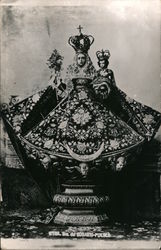 Girl in Elaborate Dress, Wearing Crown Mexico Postcard Postcard Postcard