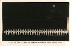The Radio City Music Hall Rockettes - World's Most Famous Precision Troupe New York City, NY Postcard Postcard Postcard