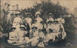 Group of Women Tennis Players Postcard