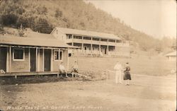 Tennis Court at Garnet Lake House Postcard