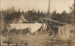 Water Main across Skagit River Postcard
