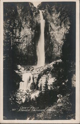 Comet Falls at Rainier National Park Postcard