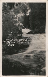 Wind River - Shiperd's Hot Springs Carson, WA Postcard Postcard Postcard