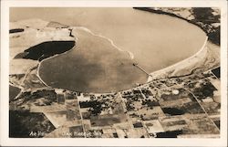 Air View of Harbor Postcard