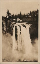 Snoqualmie Falls, 268-feet Washington Postcard Postcard Postcard