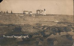 Prospect Harbor Light Postcard