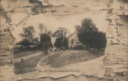 Old St Francis DeSalas Church Postcard