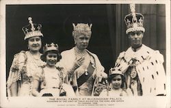 The Royal Family At Buckingham Palace Postcard