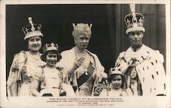 The Royal Family At Buckingham Palace United Kingdom Postcard Postcard Postcard