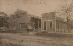 Rounds & Porter Lumber Co. & Office Tahlequah, OK Postcard Postcard Postcard